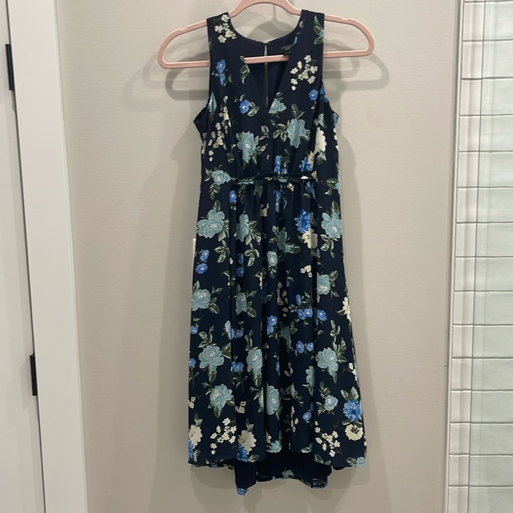 Ann Taylor Factory Fit& Flare Floral Dress size 00P